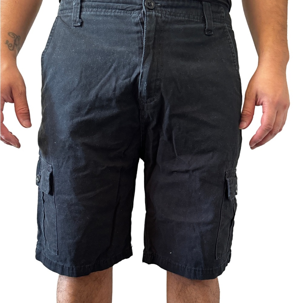 Copper Denim Black Cargo Shorts – Stylish & Functional